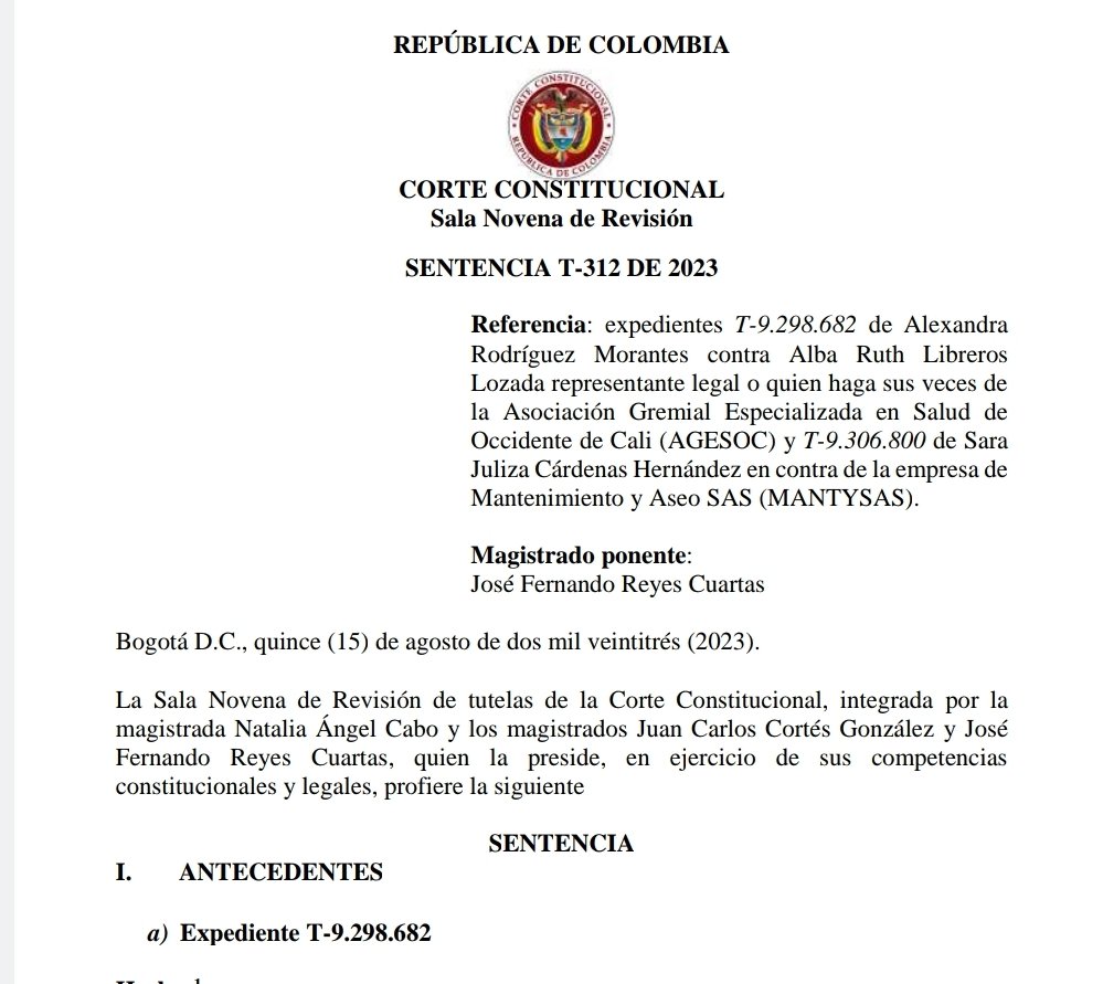 Jurisprudencia Colombiana tweet media