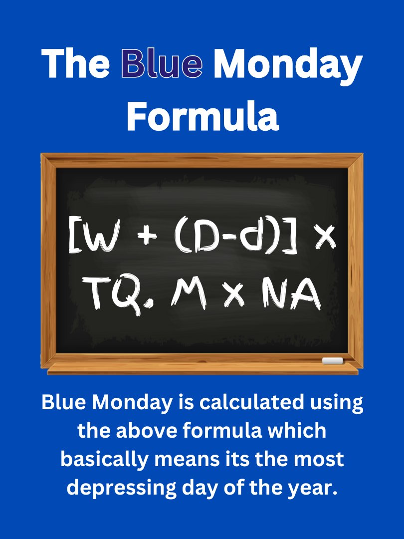 #BlueMonday #bluemonday2024 
Came across the interesting origins of the so-called "gloomiest day of the year" only to realize what the mind-boggling #PRstrategy of the big brains psychologist Dr. Cliff Arnall had in stock for Sky Travels! 

No rules in Love ❤️ War 🔪

and...PR 📸