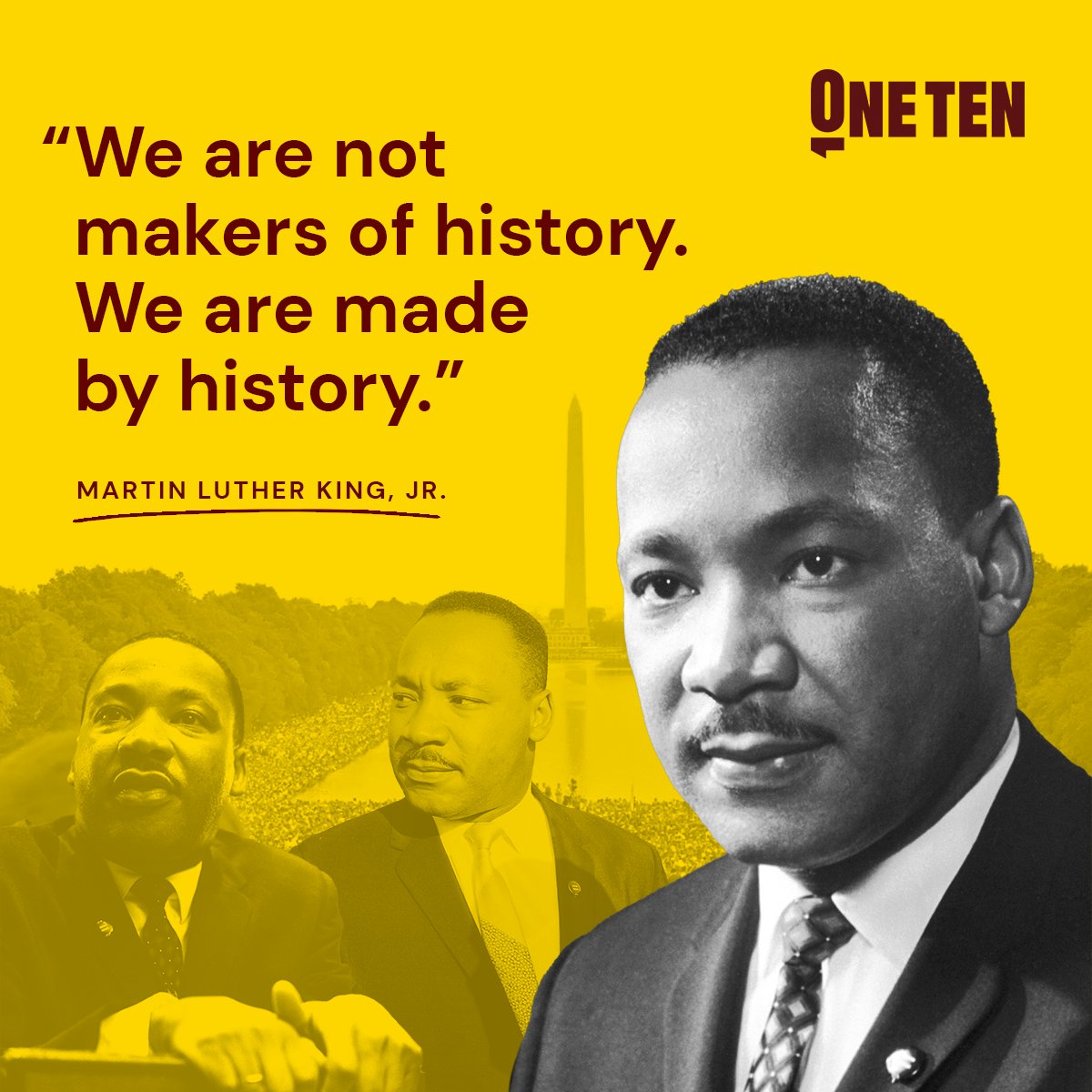 Happy Martin Luther King Jr. Day! In honor of Dr. King’s legacy, this year we want to thank him and other Civil Rights leaders who have directly inspired the work we are doing to connect 1 million Black talent to family-sustaining careers. We thank you, Dr. King! #HappyMLKDay