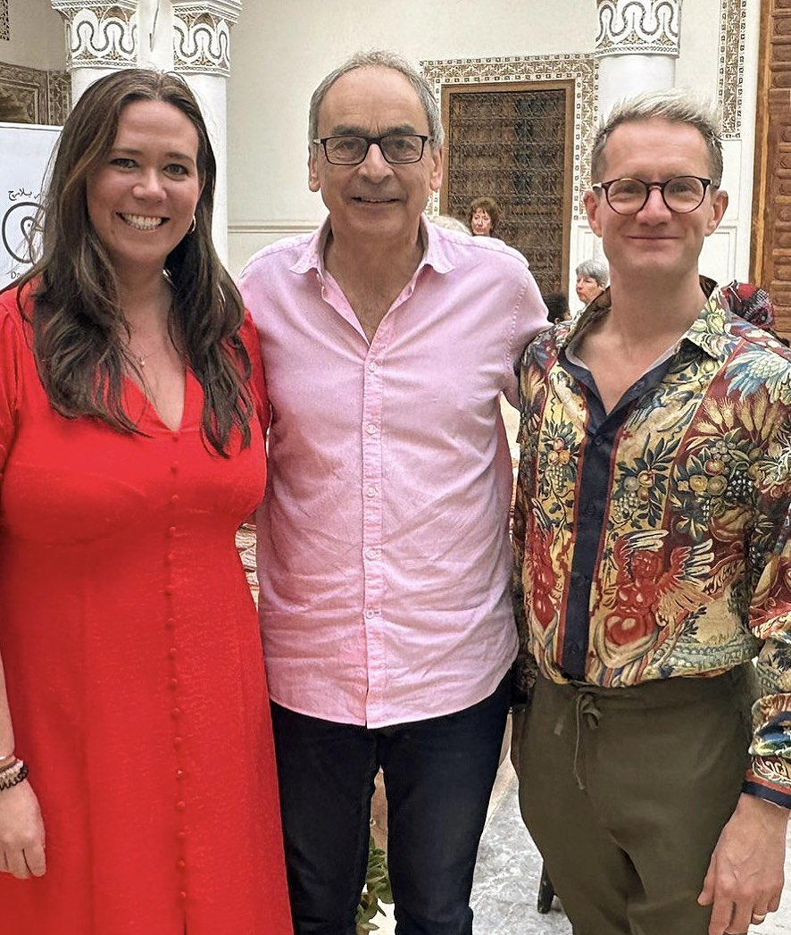 Honoured to welcome Simon Martin CMG, British Ambassador to Morocco, to our concert &amp; speak with him about cultural connections made through singing. We’re proud that our retreat isn’t simply about singers visiting a place, but has community &amp; cultural interaction at its heart.