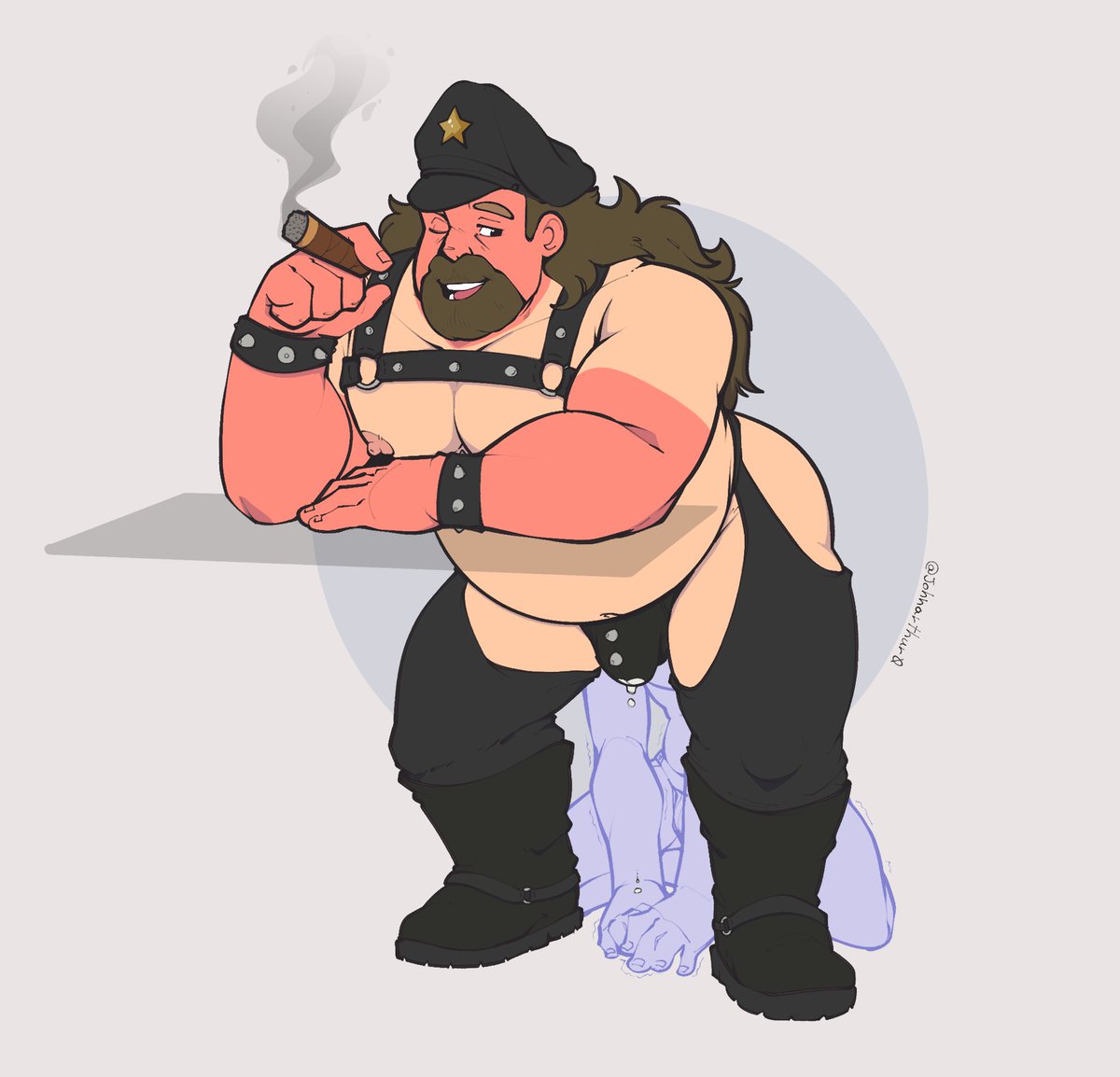 Johnarthur0's tweet photo. Redid that one daddy Greg drawing y’all were liking so much cause it be ugly and y’all deserve goodness! It’s not perfect but it works… So, have the 2024 version and the 2019 version! Enjoy! https://t.co/seO8h99esr