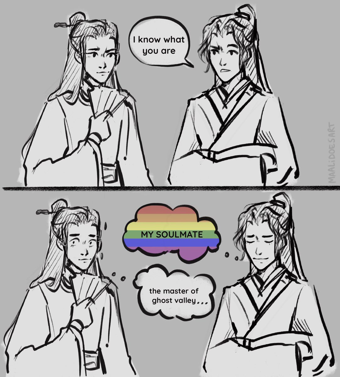 maalidoesart's tweet image. this is 100% them

 #wenzhou #tyk #tianyake #山河令