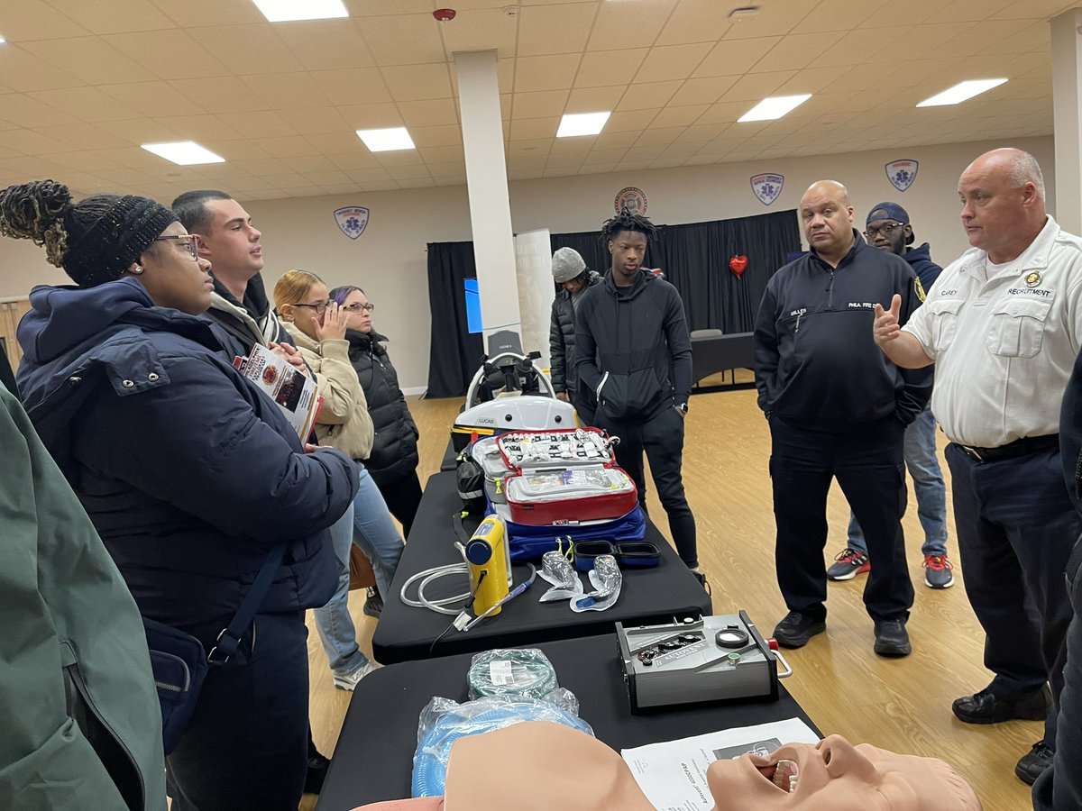 PFDRecruit's tweet photo. Join the PFD Recruitment team today for  our EMS Mini Academy. We are here until 1pm, 7800 Ogontz Ave. Phila. PA 19150 @PhillyFireDept @pfdexplorer1873 @PhillyMayor https://t.co/7MzOz1JCc2