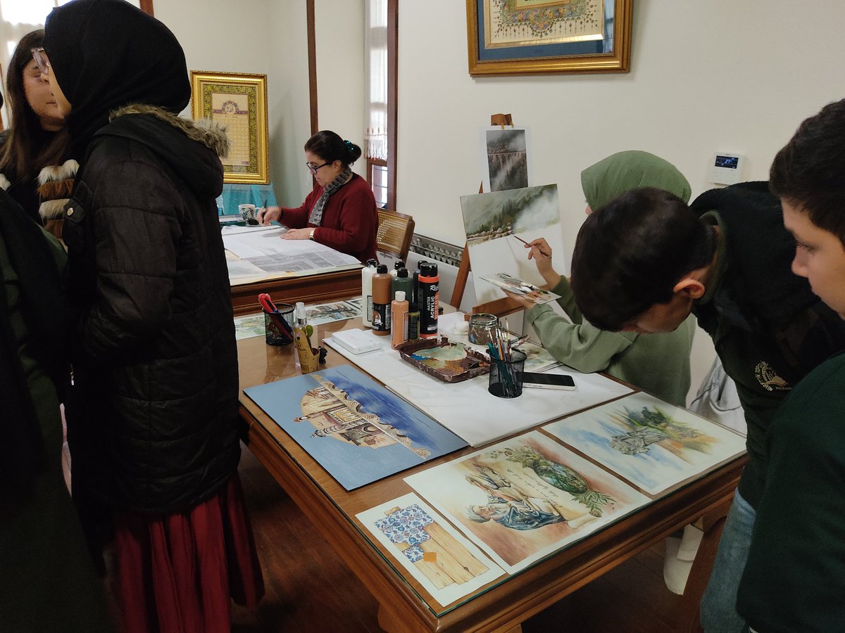 Fırçanla Kültürel Doku/n projekibiyle Olgunlaştırma Enst. ziyaret gerçekleştirdik.GelenekselSanatlar hakkında bilgi aldık
Bu proje;SADÂKültür,Sanat ve EdebiyatProgramıkapsamındaDÖGM tarafından desteklenmektedir. dogmprojeler.meb.gov.tr <a href="/meb_dinogretimi/">MEB Din Öğretimi Genel Müdürlüğü</a> <a href="/dogm_arge/">DÖGM ArGe ve Projeler</a> #dogmkültürsanat