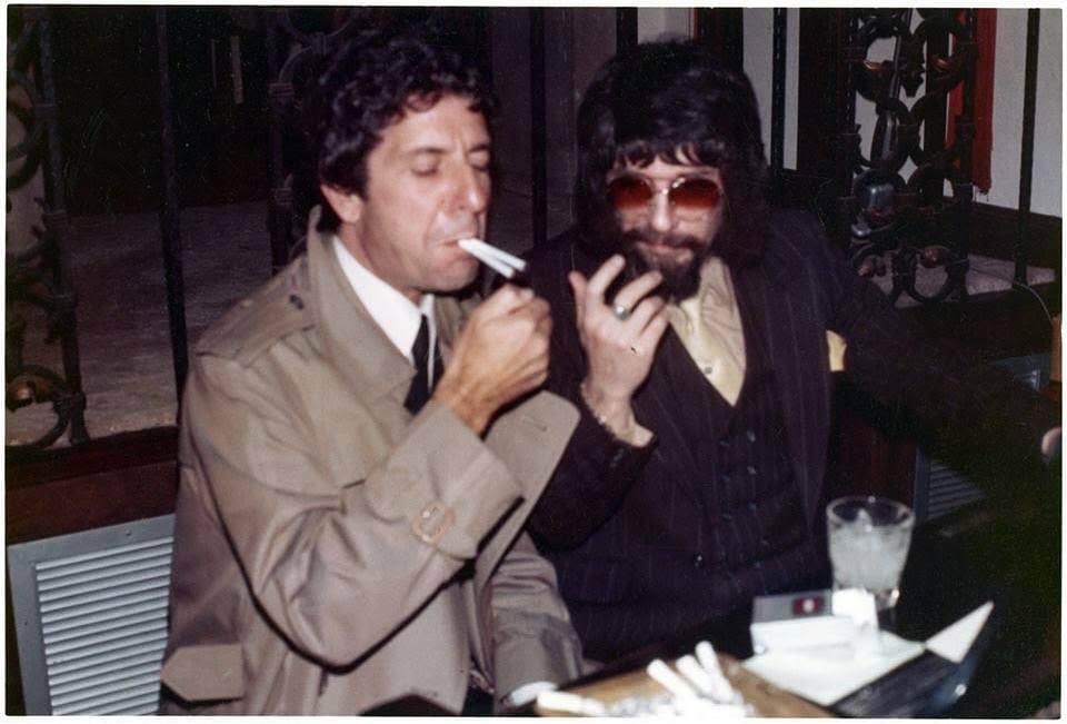 Leonard Cohen & Phil Spector, 1977. #leonardcohen #philspector #wallofsound