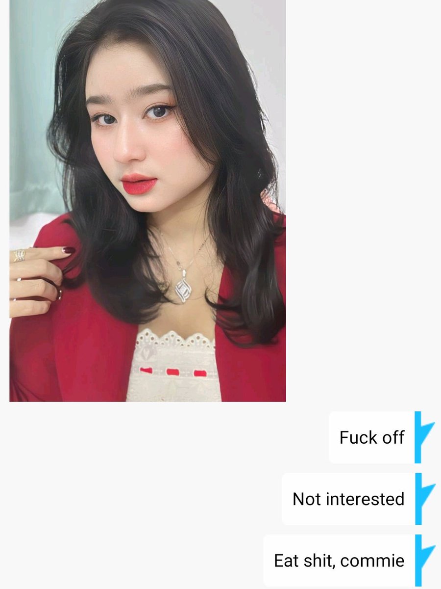 Only proper response to unsolicited pics.