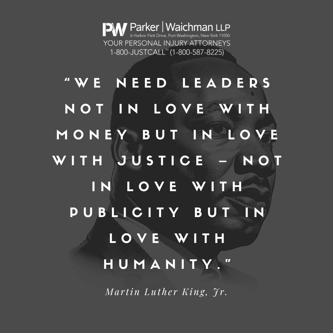 “We need leaders not in love with money but in love with justice – not in love with publicity but in love with humanity.”  – Martin Luther King Jr.