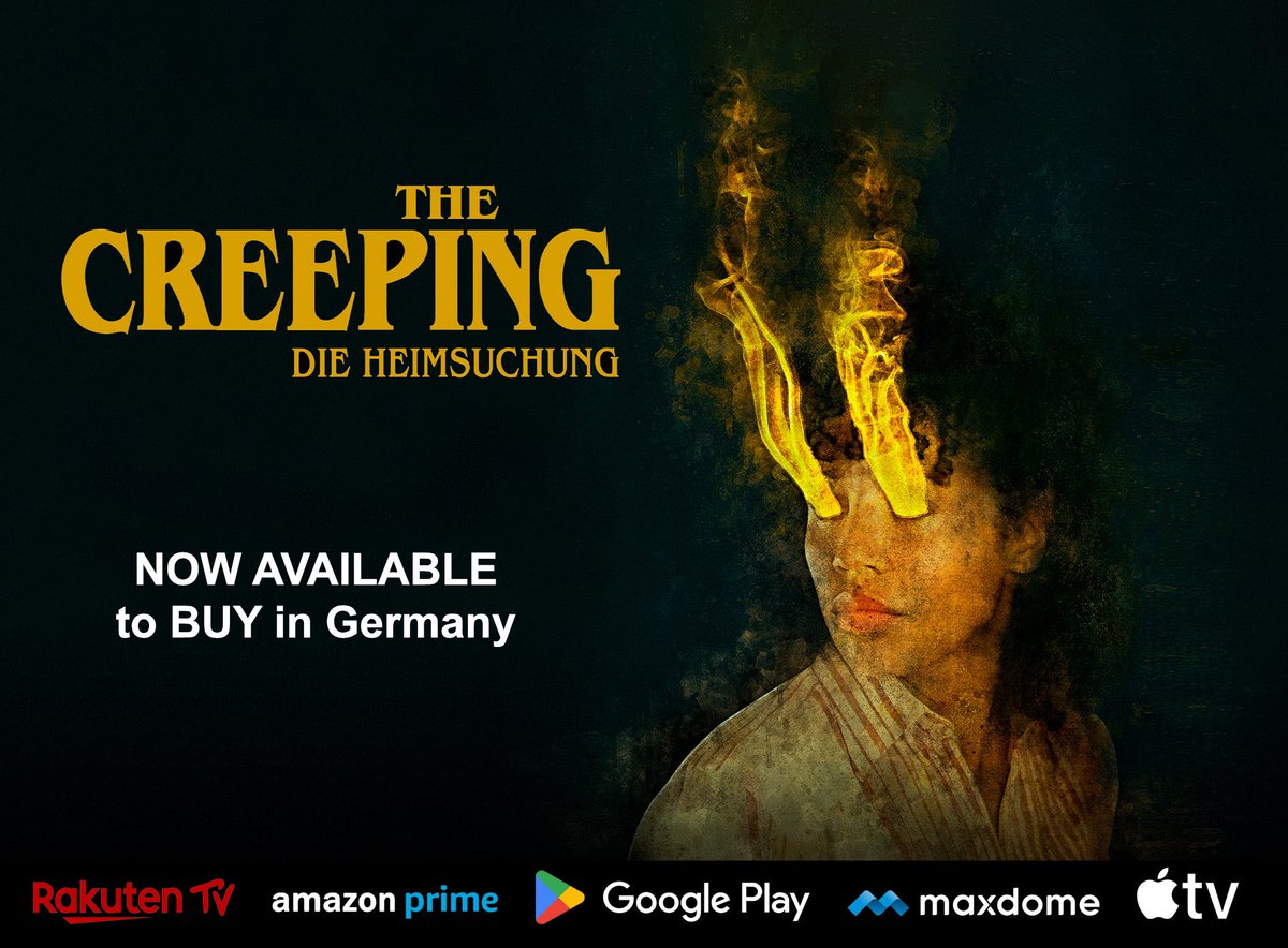 TheCreepingFilm's tweet photo. THE CREEPING is now available to BUY digitally in Germany. It’s also getting a physical media release on 26th January. It’s now called The Creeping Die Heimsuchung aka THE VISITATION.
#TheCreeping #DieHeimsuchung https://t.co/FuPkQhot5f
