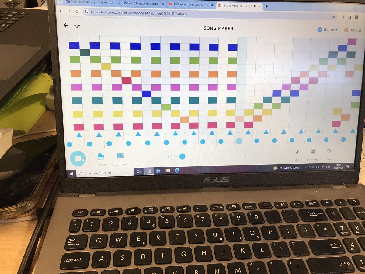 HilltopMedway's tweet photo. Year 5 thoroughly enjoyed creating loops today in Music #SFLT #music #enjoyment https://t.co/MuE4bM63mA
