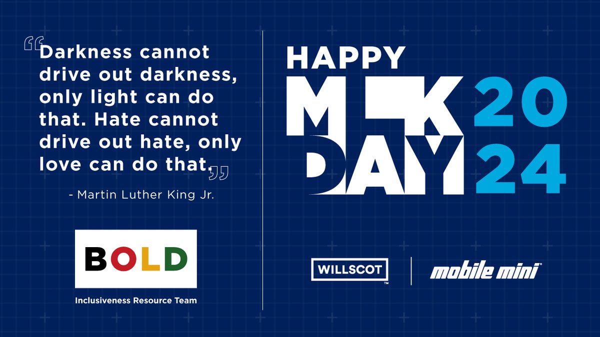 This year, to commemorate Martin Luther King Day, our BOLD Inclusiveness Resource Team (IRT) hosted a webinar for 200+ participants that included a virtual parade of prerecorded performances and will continue to recruit, develop and advance Black employees in honor of Dr. King.