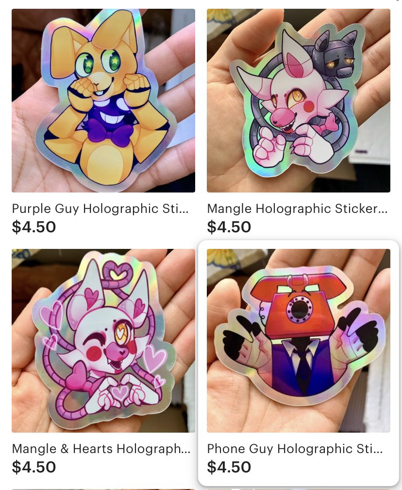 ✨NEW STICKERS NOW ON MY ETSY!! 
#fnaf #FNAF #fnaffanart #phoneguy #purpleguy #mangle #springbonnie #sundropfnaf #moondrop #FiveNightsAtFreddys #FNAFMovie #fnafsecuritybreach #fnafsun #fnafsb