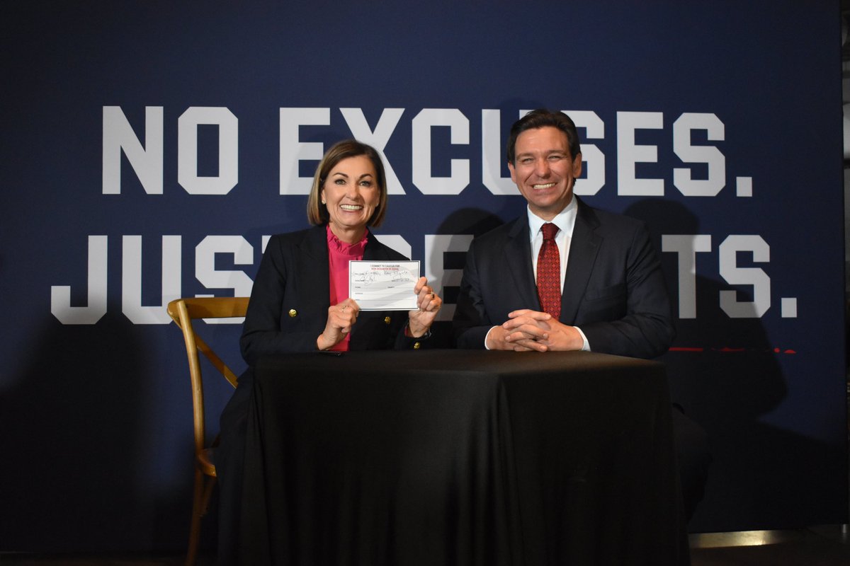 Kim Reynolds (@kimreynoldsia) on Twitter photo I’m caucusing for <a href="/RonDeSantis/">Ron DeSantis</a> tonight because he is the most effect leader I’ve seen in a long time. Ron is the one true conservative in the race with a record to back that up!
Caucuses start at 7:00 pm - don’t be late! I’m caucusing for <a href="/RonDeSantis/">Ron DeSantis</a> tonight because he is the most effect leader I’ve seen in a long time. Ron is the one true conservative in the race with a record to back that up!
Caucuses start at 7:00 pm - don’t be late!