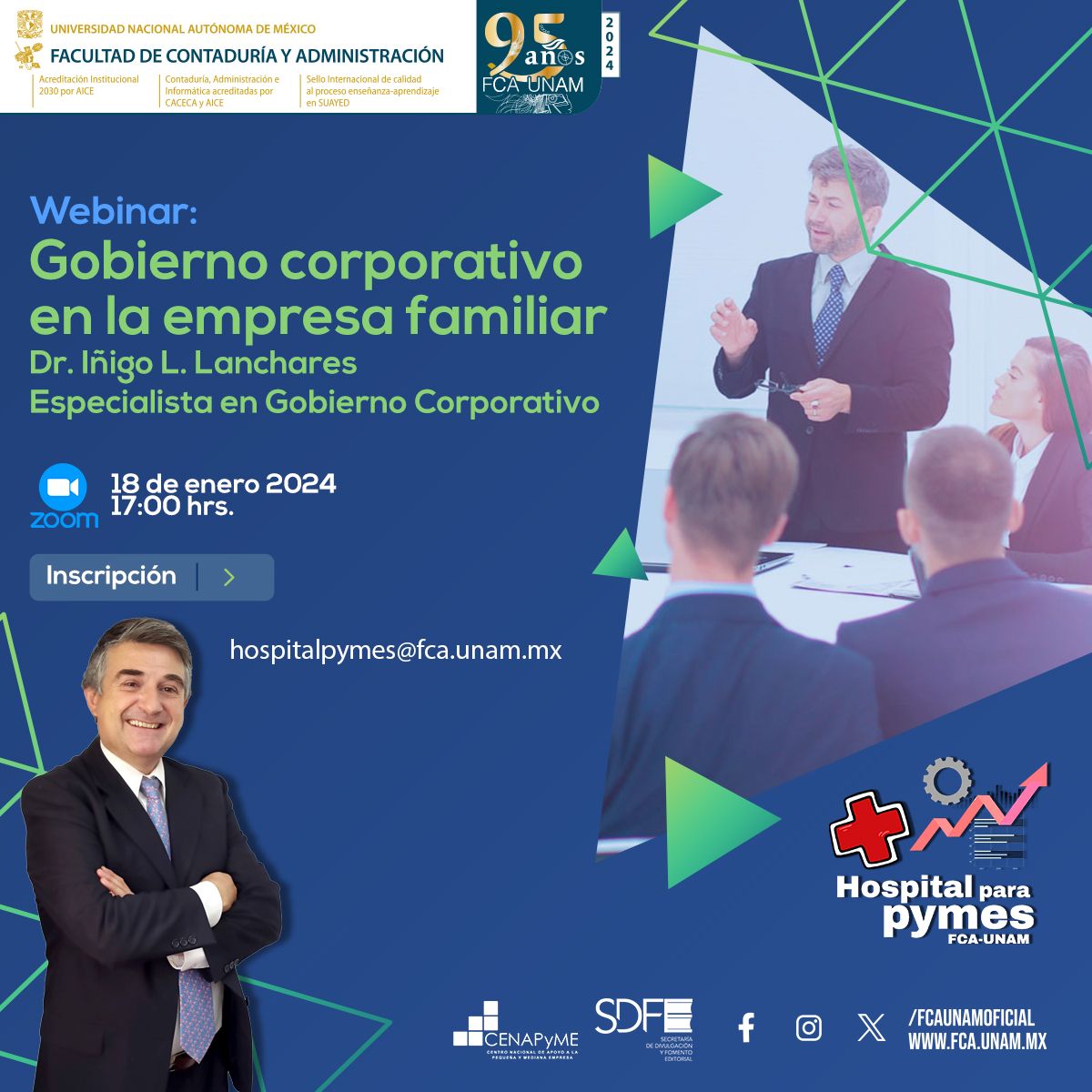 FCAUNAMOFICIAL's tweet photo. Webinar #HospitalParaPyMes
Evento gratuito
Cupo limitado
Regístrate y participa 👉 https://t.co/l2fDfbutp8 https://t.co/KQwd8QxkGC