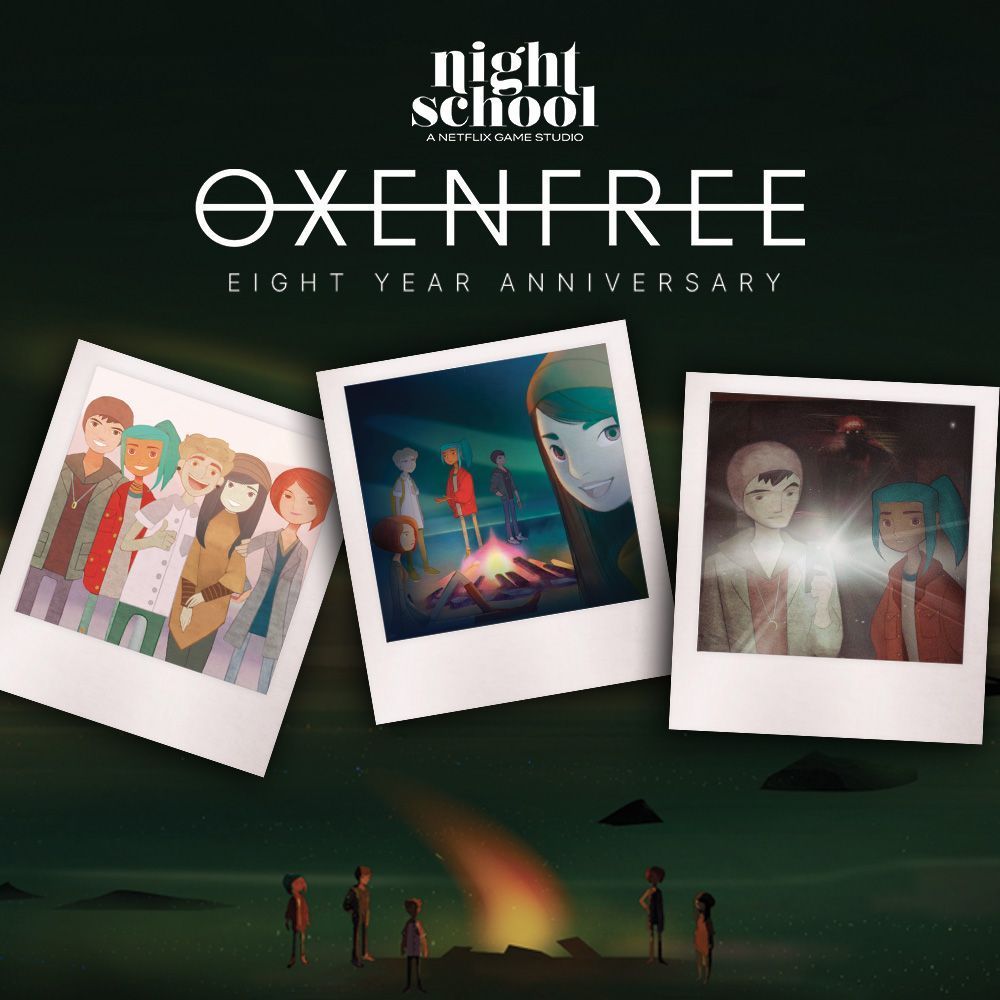 Happy 8 years of OXENFREE. We wouldn’t be here without you. 🔺

To celebrate we’re doing a week long Community Q&amp;A. Ask your questions here and read a note from our co-founder Sean Krankel: nightschoolstudio.com/oxenfree-eight…