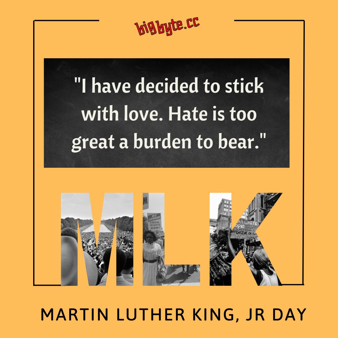 Today, we celebrate #MLKDay and the inspiring legacy of love left by Dr. Martin Luther King Jr. Let's remember his powerful message of equality and unity and strive to be kinder, more compassionate individuals every day. 💙🌟 #MLKDay #LegacyOfLove