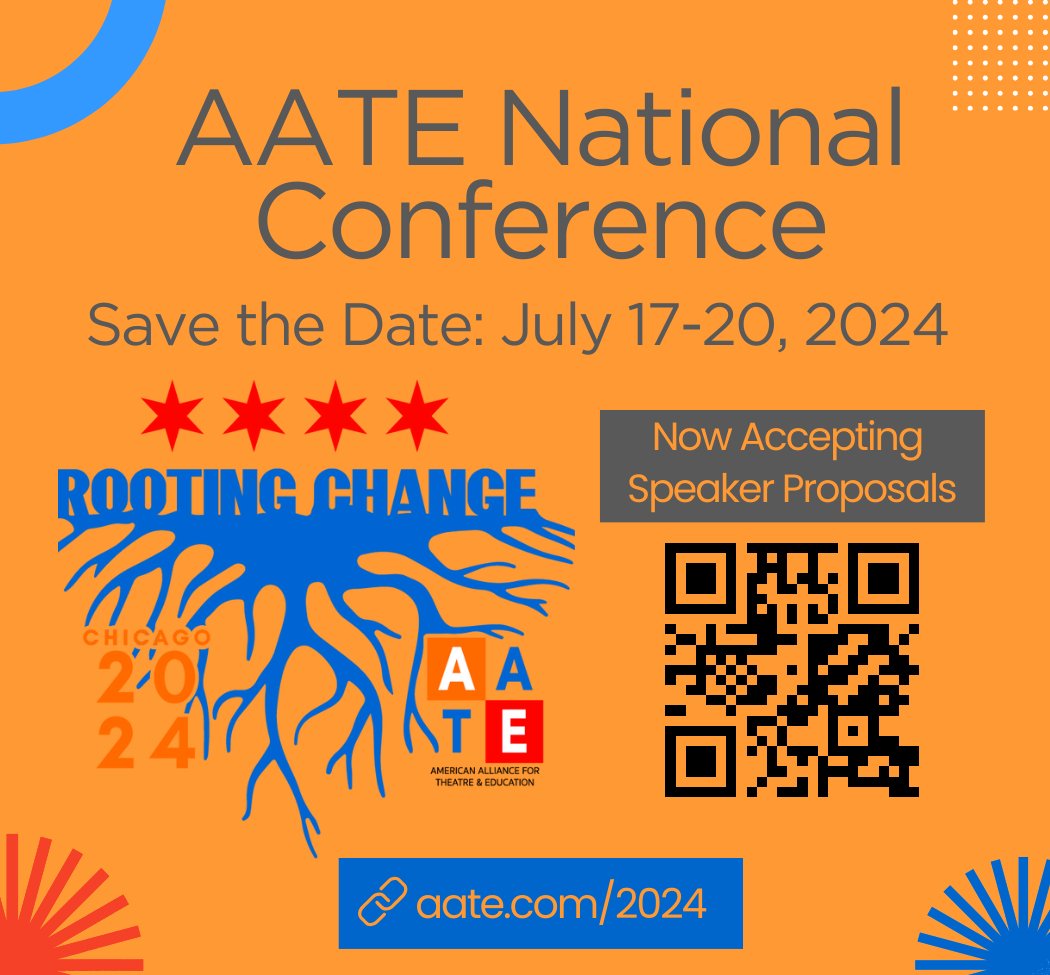 Announcing AATE 2024 National Conference Dates! Please join us in Chicago from July 17-20, 2024, for National Conference. Stay tuned for more details in the coming months! The call for speakers and sessions is OPEN, and award nominations are OPEN!
