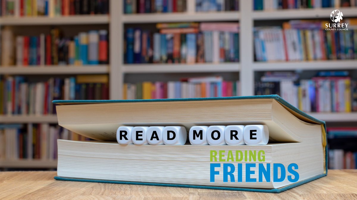 SurreyLibraries's tweet photo. Make sure you keep your New Year’s Resolution to read more – join one of our Reading Friends groups.
They’re friendly, free and each one focuses on a different genre.
Find out more here 👉 https://t.co/4hqQszoG5j
@readingagency
#ReadTalkShare https://t.co/CzF8gTRajF