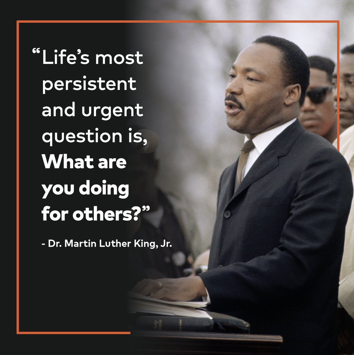 On this #MLKDAY — we honor Dr. King’s legacy by answering his call to serve today and remain committed to engaging our communities year-round to create healthier more equitable tomorrows.

#PositiveImpact