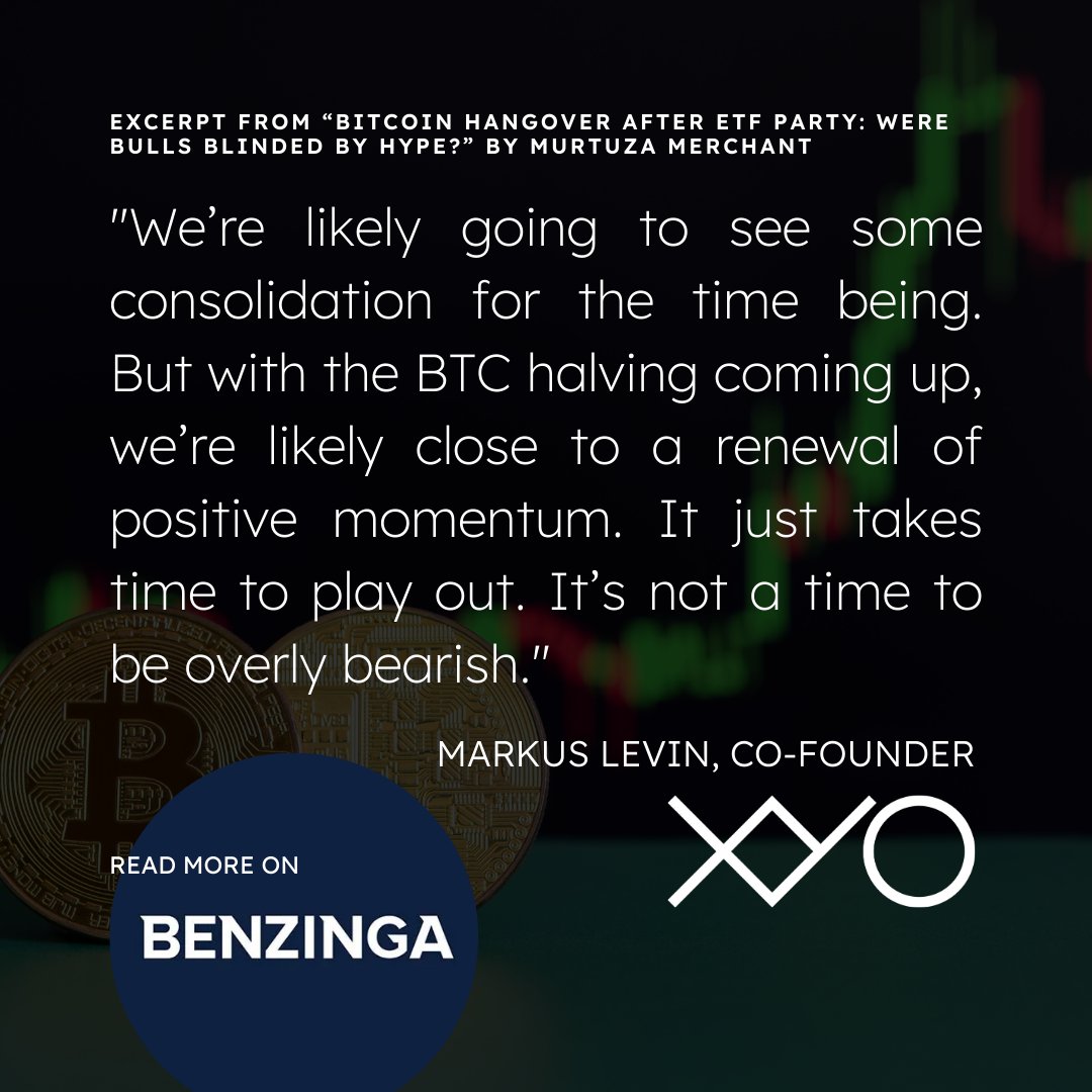 OfficialXYO's tweet image. Let's have a little Monday zen in the form of words of wisdom from #XYO's financial wizard, Markus Levin, now available from #Benzinga. 😌🧘‍♂️

Read more: benzinga.com/markets/crypto…