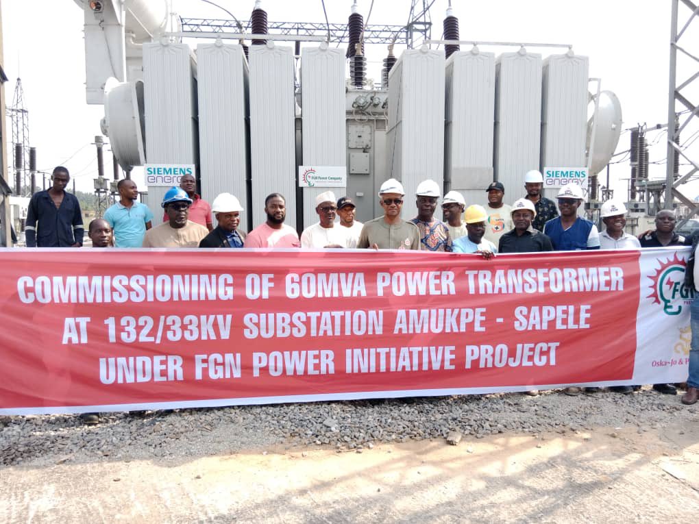 fgnpcppi's tweet photo. #PPIontrack
Big news for the people of Amukpe, Delta State! 🎉 FGNPC successfully energizes a 60MVA, 132/33kV Power Transformer at Amukpe Transmission Substation, Delta State . #PPIontrack #NigeriaPPI #modernizingthegrid https://t.co/oKOER5OqUc