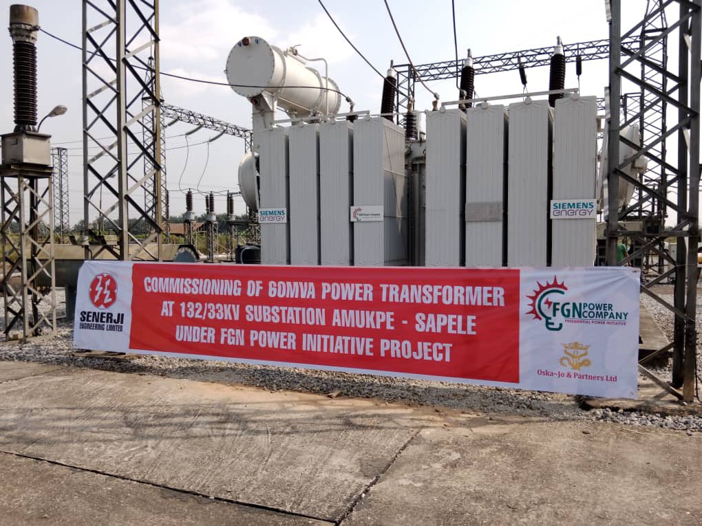 fgnpcppi's tweet photo. #PPIontrack
Big news for the people of Amukpe, Delta State! 🎉 FGNPC successfully energizes a 60MVA, 132/33kV Power Transformer at Amukpe Transmission Substation, Delta State . #PPIontrack #NigeriaPPI #modernizingthegrid https://t.co/oKOER5OqUc