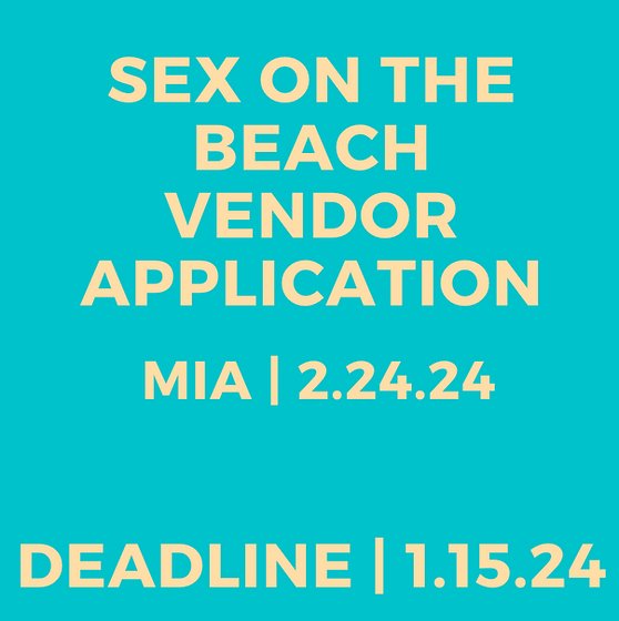 Hello Friends! Today is the last day to apply as a vendor for our Miami Pop-up! Apply here sexdownsouth.com/applications We are also looking for volunteers! Contact Sam at manager@sexdownsouth.com Spread the word! Tell a friend #vendorswanted #vendingmiami #Miamivendors #sdscon24