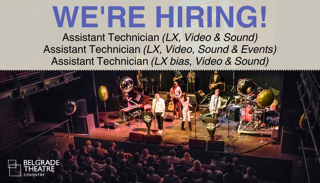 It's #BlueMonday so instead of moping around, why not get a new job! 🕺 We're looking for 3 Assistant Technicians to assist in providing first-class support to the theatre’s Technical Department. 🔌 👉 Find out more & apply now: buff.ly/3i910RO 🗓️ Deadline 26 Jan