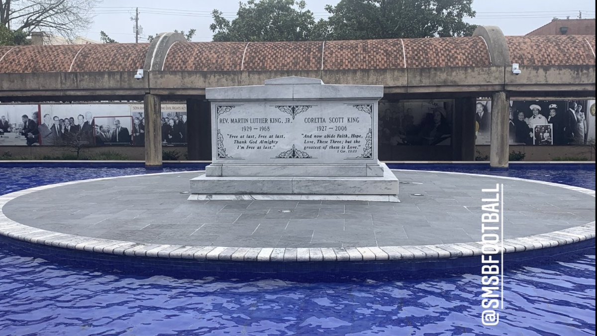 Visited MLKs grave back in 2022 on a recruiting trip to Georgia and Georgia tech. Shoutout to <a href="/smsbacademy/">SoundMind SoundBody®</a> and <a href="/CoachBlackwell_/">Curtis Blackwell II</a>  for taking me on it. Happy MLK day!