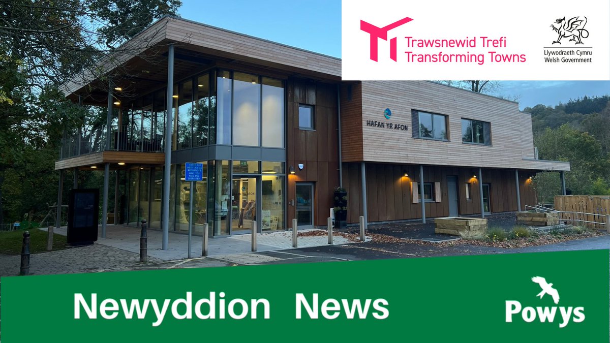 NEWS: Pob lwc to Hafan Yr Afon project team 🤞

The project team that delivered the Hafan Yr Afon community building in Newtown will find out on Friday if it has won a UK-wide excellence award. 

👉 More: en.powys.gov.uk/article/15284/…

#TransformingTowns #Newtown #Powys #LABC
