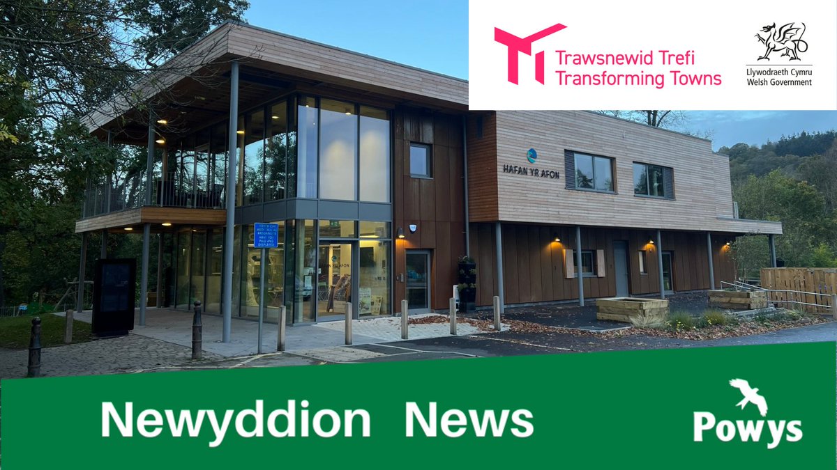 NEWS: Pob lwc to Hafan Yr Afon project team 🤞 The project team that delivered the Hafan Yr Afon community building in Newtown will find out on Friday if it has won a UK-wide excellence award. 👉 More: en.powys.gov.uk/article/15284/… #TransformingTowns #Newtown #Powys #LABC