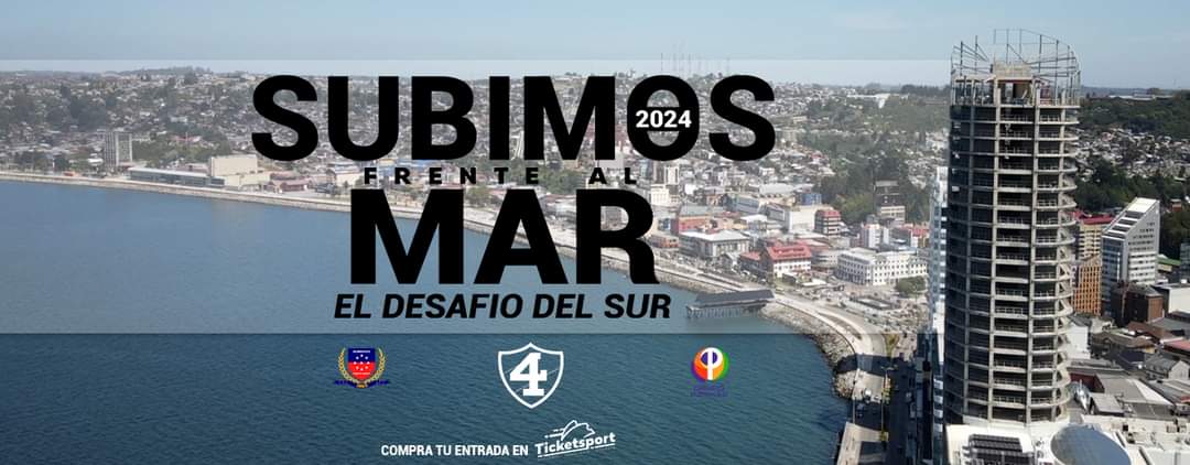 CuartaPM's tweet photo. Este Domingo 11 de Febrero acompañanos al desafio subimos frente al mar y ven a subir los 33 pisos de la torre costanera, inscripciones  https://t.co/Q59c40ORIg https://t.co/uAmnDqKjfn