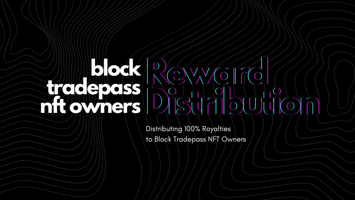 Blockportme's tweet photo. π Reward pool distribution for #BlockTradePass #NFT owners is happening today! Don't miss out β claim your Block TradePass NFT to be part of the action! @tokenportapp @xportapp #KleverNFT
https://t.co/HZya7TDyrc https://t.co/2LupMlbcf4