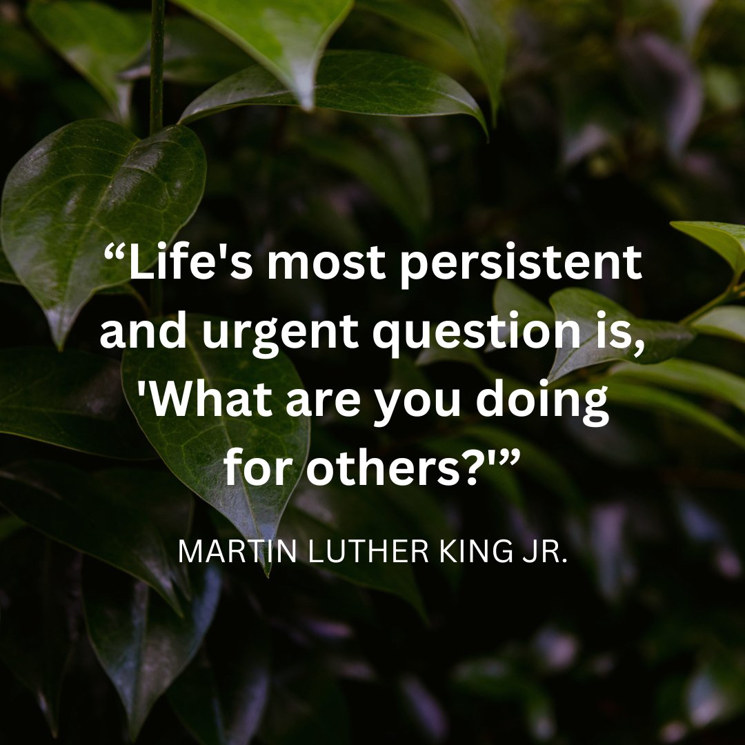 Thank you Dr. Martin Luther King Jr. for your contributions to our country.