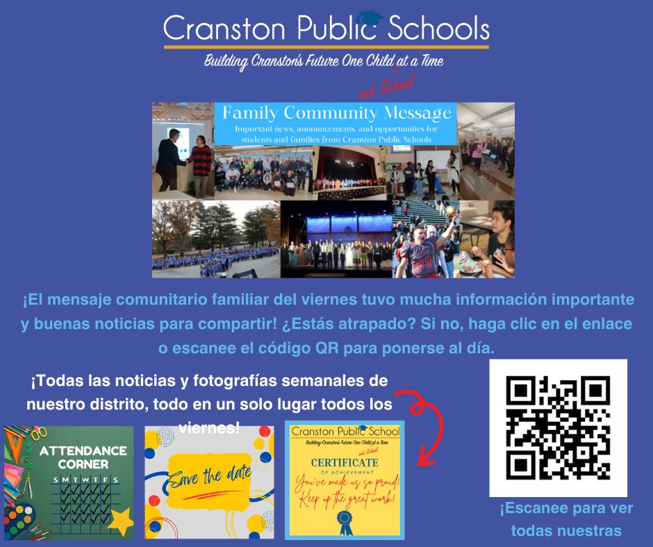 Cranston School Dept tweet media