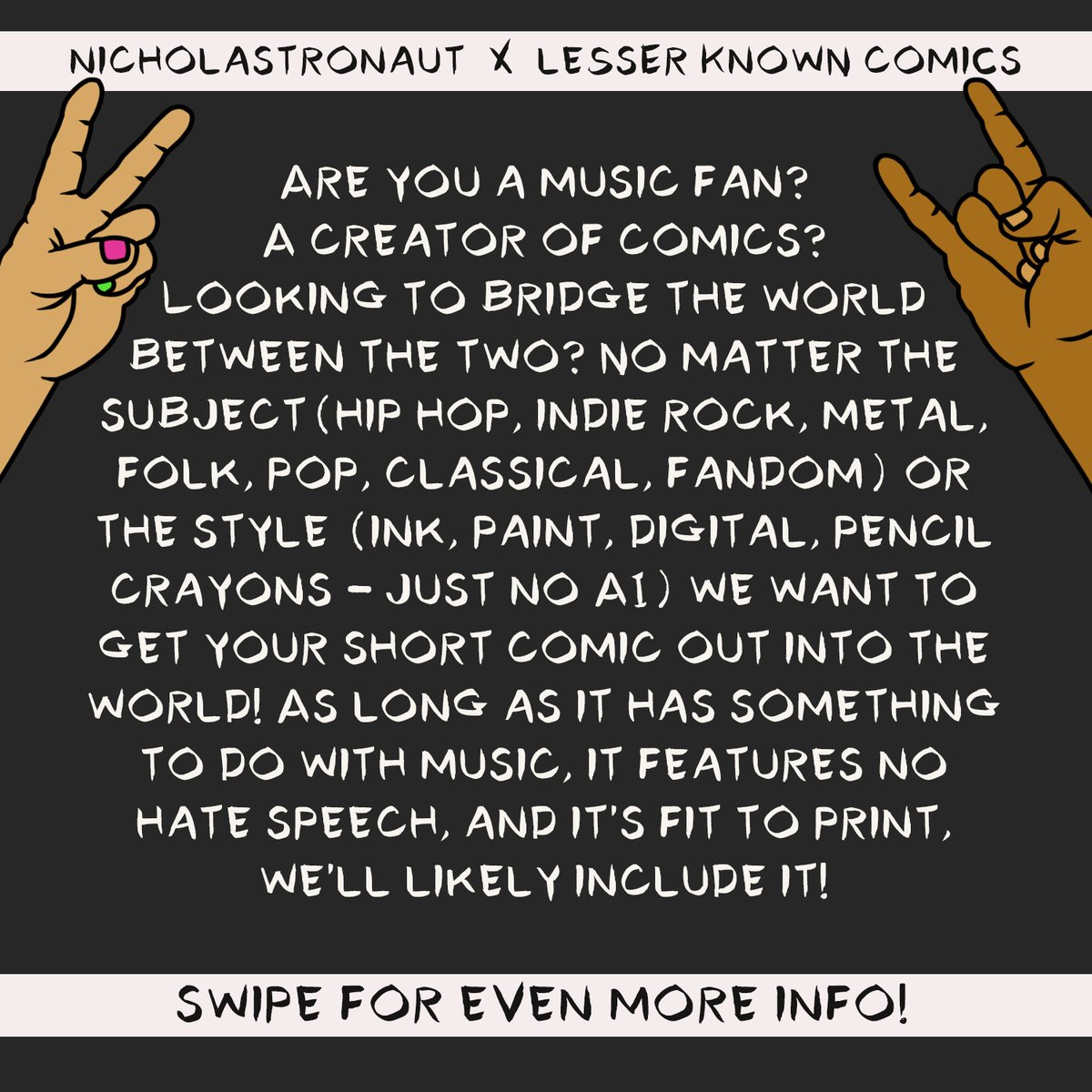 inservicecomics's tweet photo. Submissions are now open! https://t.co/MGC9K2s5ty