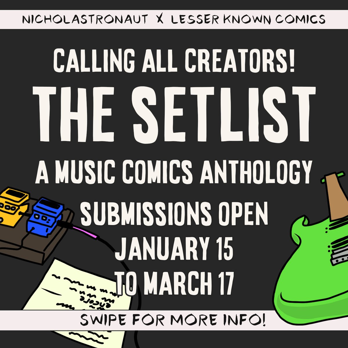 inservicecomics's tweet photo. Submissions are now open! https://t.co/MGC9K2s5ty