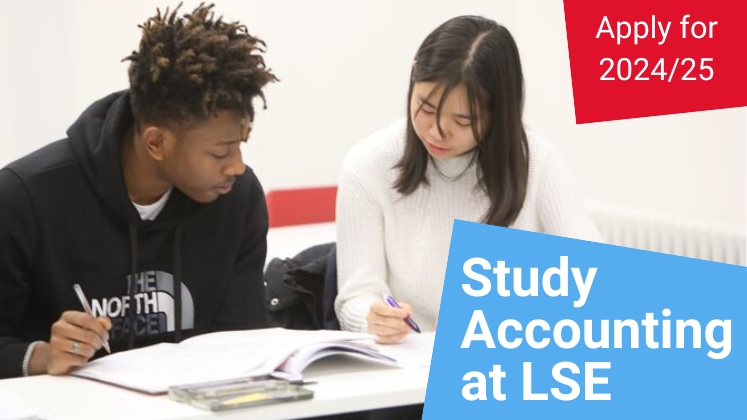 Transform your career with our postgraduate programmes in Accounting. A gateway to advanced knowledge and opportunities. 🎓

➜ Diploma in Accounting &amp; Finance
➜ MSc Accounting &amp; Finance
➜ MSc Accounting, Organisations &amp; Institutions 

<a href="/LSE_Accounting/">LSE Accounting</a> | ow.ly/m33050QqW2B