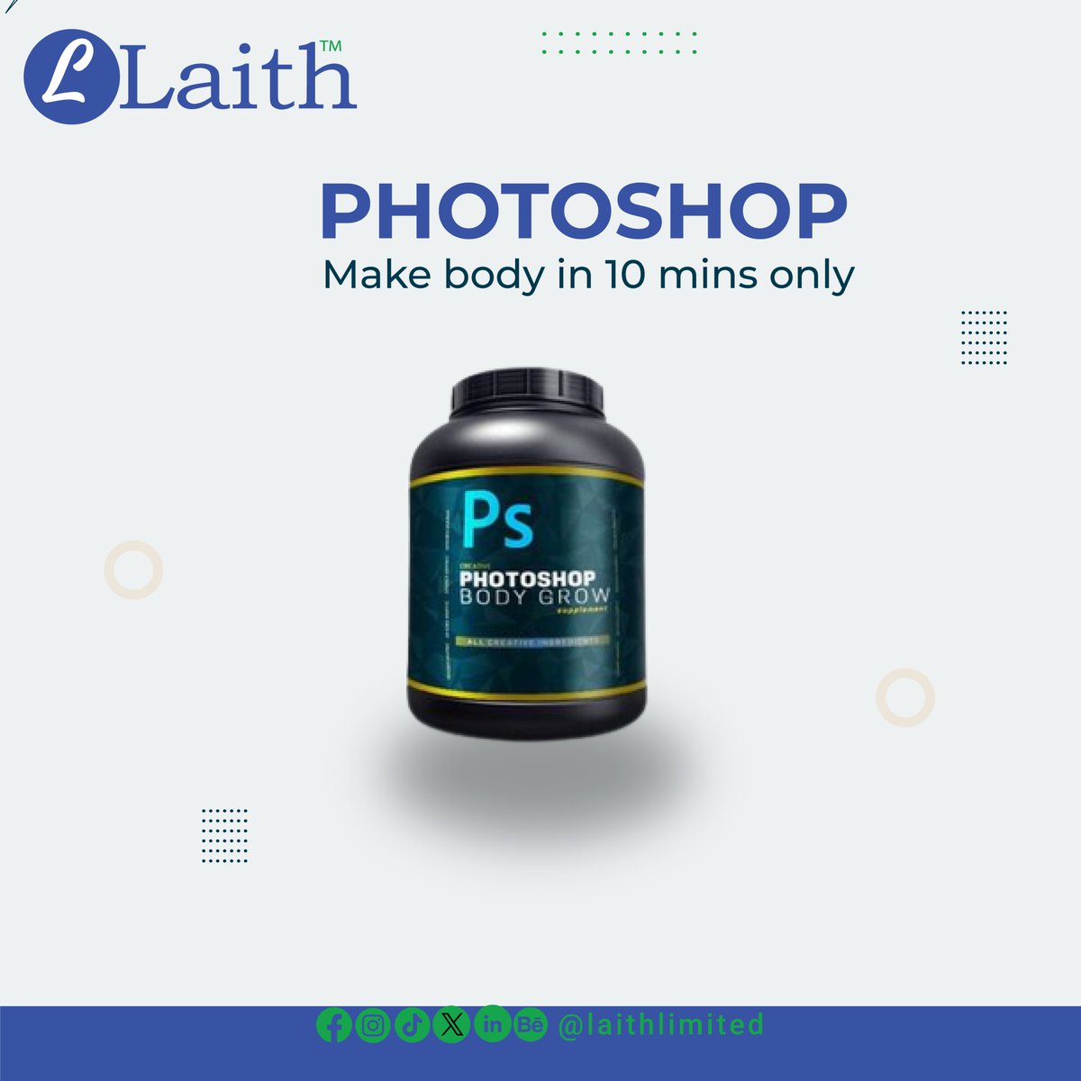 laithcreative's tweet photo. Unleash your inner superhero in just 10 minutes with our magical Photoshop Body Transformation! 💪 Say goodbye to the gym and hello to instant gains without breaking a sweat. 

Our secret? A sprinkle of pixels and a dash of creativity!  

#marketing #socialmediamarketing https://t.co/zW2QKQwGKj