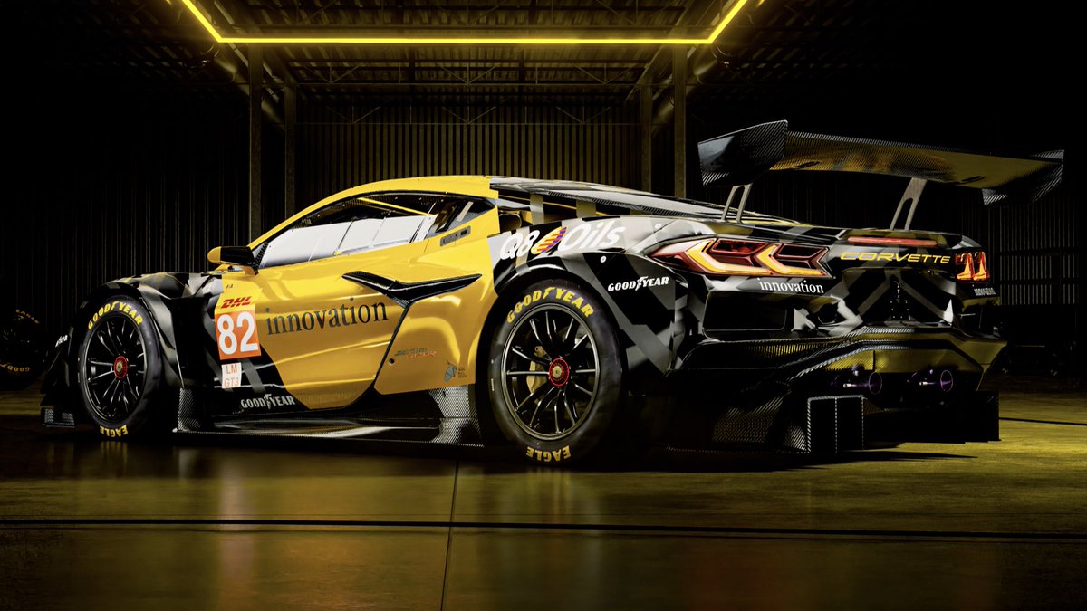 TF Sport reveal their Corvette liveries for the 2024 WEC season 🟡⚫️ The British team will run two of the new Z06 GT3.Rs in the LMGT3 category. What do you think of the asymmetric designs?💬 @OfficialTFSport | #WEC #LMGT3