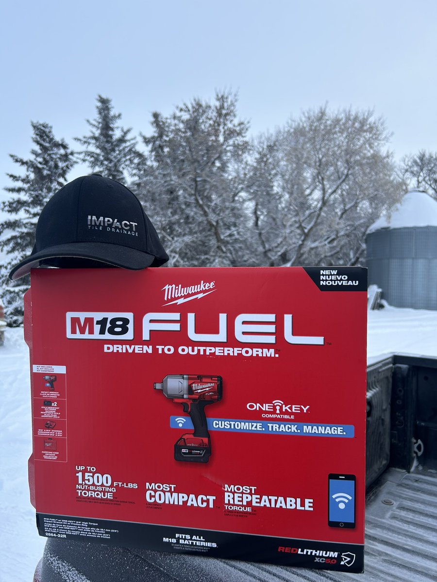 🚨 Manitoba Ag Days 2024 giveaway🚨Come see Impact Tile Drainage at booth 1616 in barn 2 to be entered into a draw to win a 3/4in Milwaukee impact gun! Let’s talk tile!