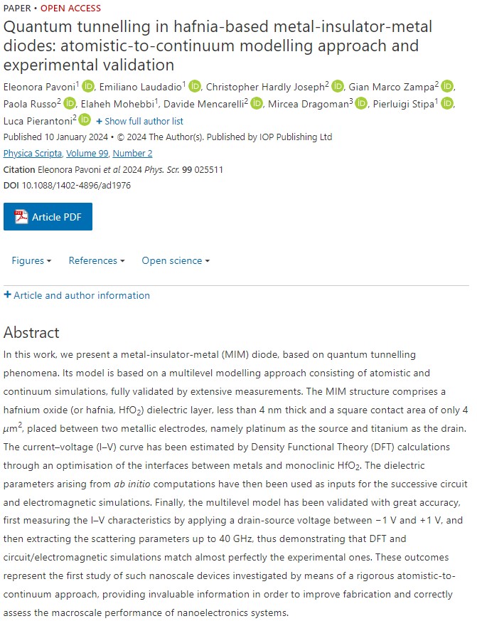 NanoEh_Project's tweet photo. 📢New open access paper📃regarding @NanoEh_Project technologies just published!
Our colleagues from the @UnivPoliMarche and from the IMT-Bucharest sign this paper. 
Full open access paper here 👉https://t.co/aeMBFnjtps
🌐https://t.co/o6oaaMmbwS https://t.co/JSg0tEUDxb