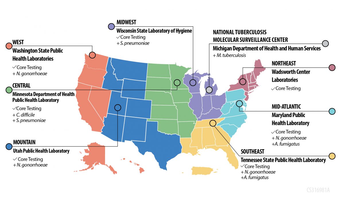 #DYK: <a href="/CDCGov/">CDC</a>’s U.S. #AntimicrobialResistance (AR) Laboratory Network supports nationwide lab capacity to rapidly detect AR &amp; inform local response to prevent spread &amp; protect people? Healthcare &amp; clinical labs: Learn how to participate in network testing: bit.ly/4aBAJ7M