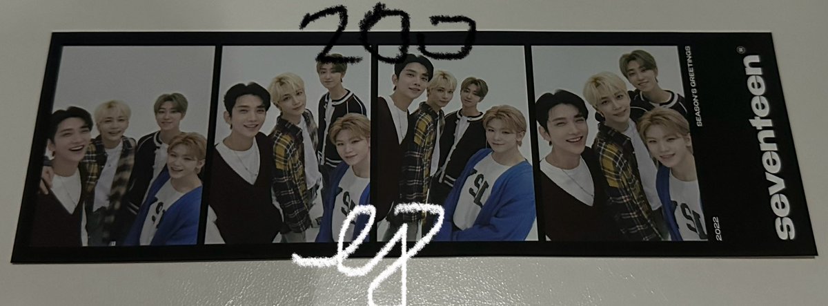 yjmscart's tweet photo. wts lfb svt ph

2022 season greetings 

— payo or 24 hrs 
— onhand and in good condition
— reply mine / dm
— can send condi through dm !

t. seventeen joshua jeonghan woozi the8 minghao unit strip jihan 2022 season greetings

#yjmsells 🛒 https://t.co/tWgGwu23lx