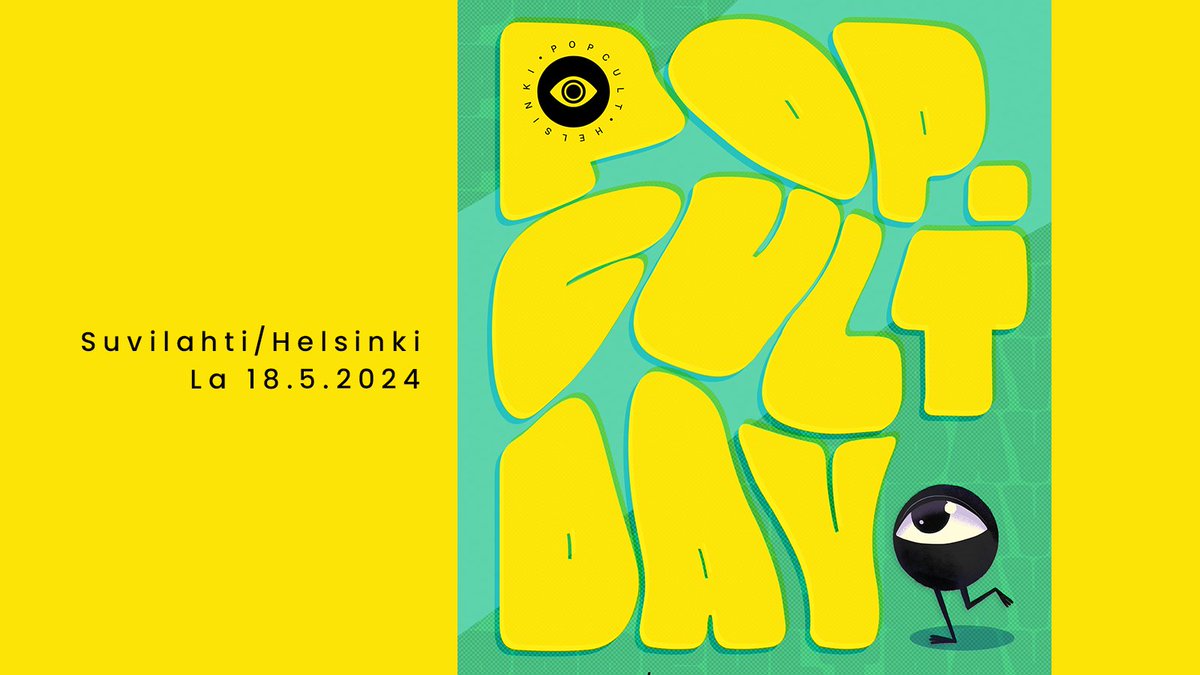 Popcult Day palaa 18.toukokuuta! Lue lisää nettisivuiltamme osoitteesta popcult.fi 👁️
#popcultday #popcultfi