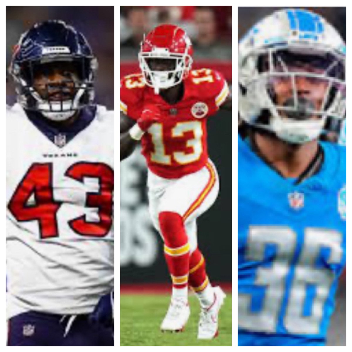 Congrats to former @HerdFB greats @Neville_Hewitt of @HoustonTexans, @JohnsonNazeeh of @Chiefs and @toofyegilmore of @Lions on winning in @NFL first round of the playoffs. We are proud of you and your repping Herd Nation!! #HerdFamily #OneHerd #HerdBrotherhood