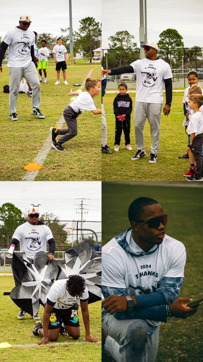 My first annual football clinic was a success 🙏🏾 thank you God