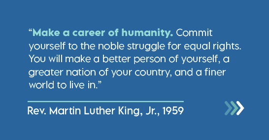 Aurrera Health Group is closed today in honor of Dr. Martin Luther King,  Jr., whose life and legacy compel us to strive to create a more equitable and compassionate world.