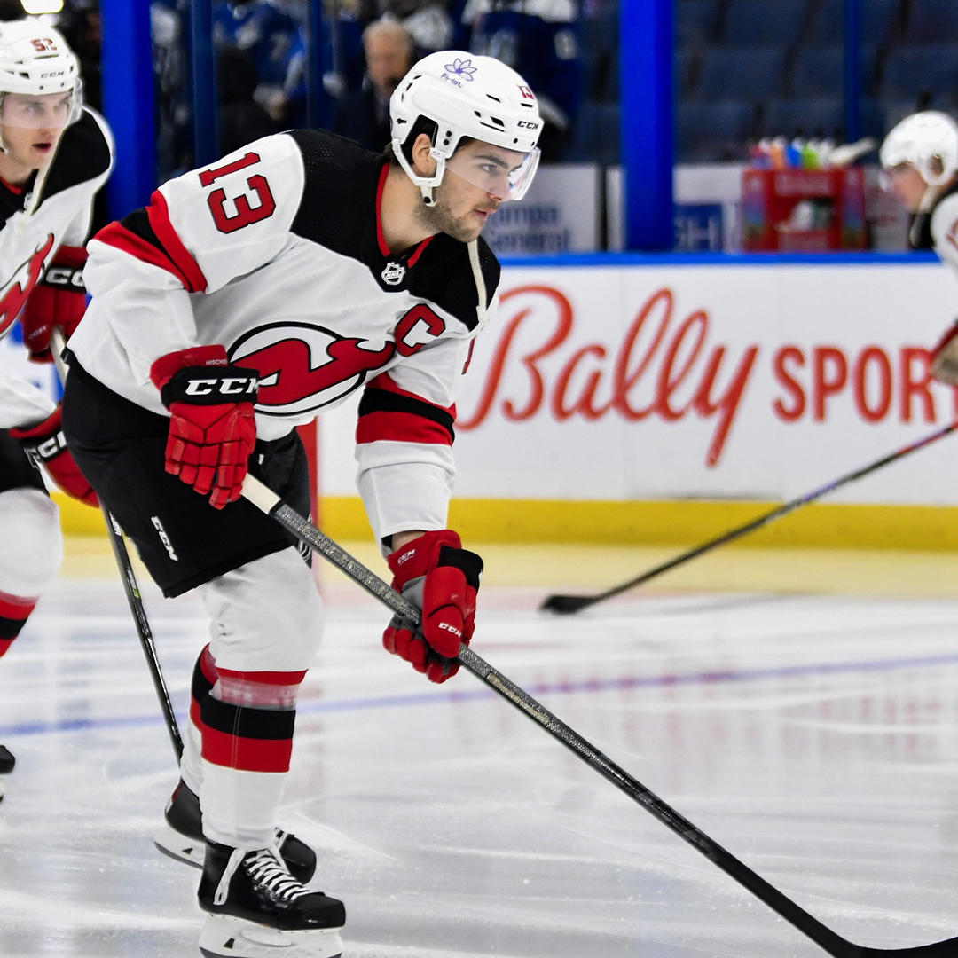 NHLde's tweet photo. 👹 Nico Hischier 👹 

(📸 @njdevils) | #NJDevils | @nicohischier | #Hischier https://t.co/z3NMsXxBuO