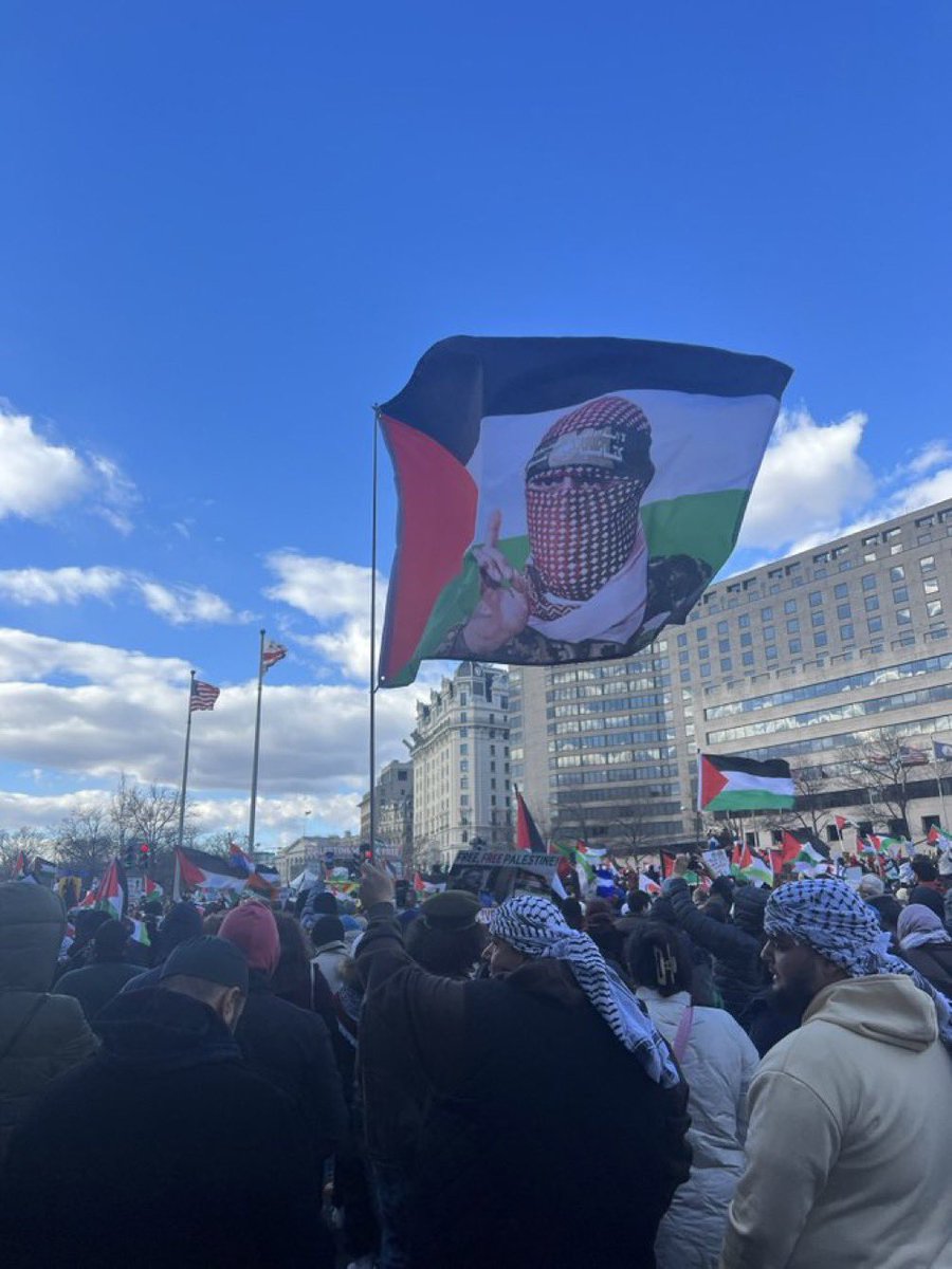 🚨🇺🇸🇵🇸 Washington DC stands with ABU OBEIDA!