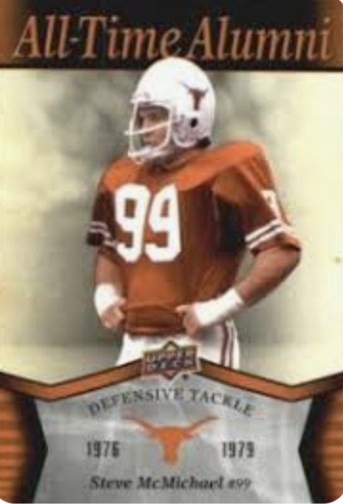 bluebutterflysm's tweet photo. His nick-name at UT was Bam-Bam because of how he went through the offensive line. #SteveMcMichael #TeamMongo #SteveMcMichaelShouldBeInTheHOF #Mongo2HOF #MongoMcMichael #MongoForever @ProFootballHOF https://t.co/N37S1MBbDO https://t.co/R3mAepyFet